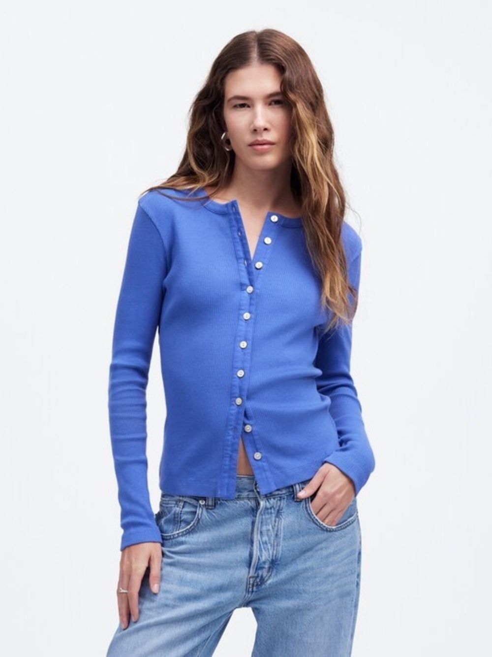 Madewell Ribbed Ribbed Knit Top